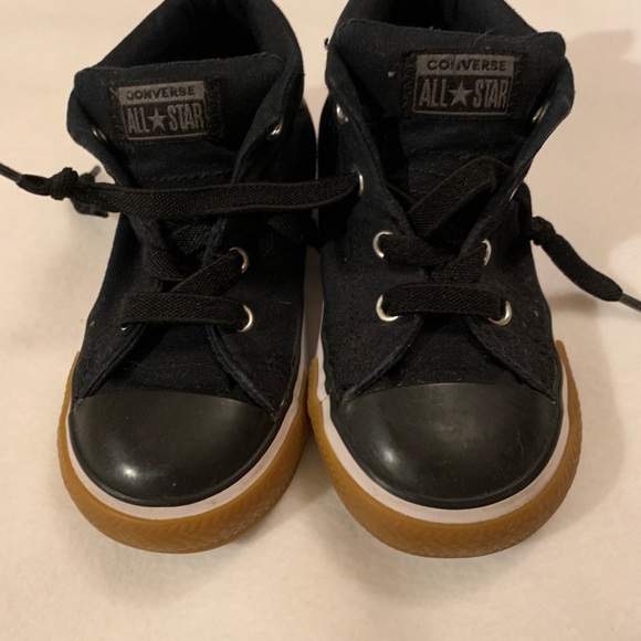 boys black converse